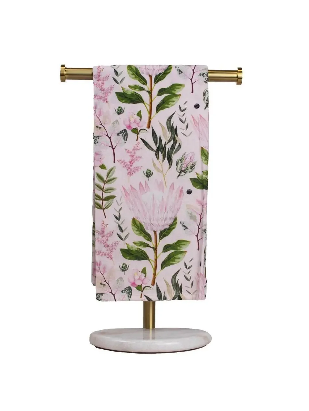 Secret Garden Hand Towel White/Pink 20x28